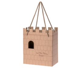 Actie artikel, Bij besteding v.a. 40 euro !! Paper bag, Castle. Zie voorwaarde !!