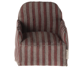 Maileg  Chair, Mouse - Stripe Pre-order