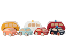 Maileg Wooden car - Coral