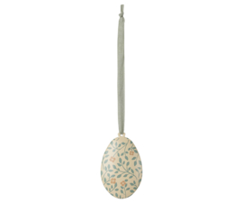 Maileg hanger paasei takjes donker mint