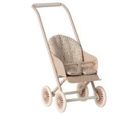 Maileg babymuis kinderwagen micro poeder