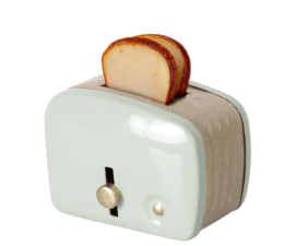 Maileg Miniature toaster & bread - Mint