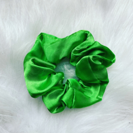 Scrunchie Satijn appel groen