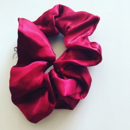 Schrunchie Bordeaux rood