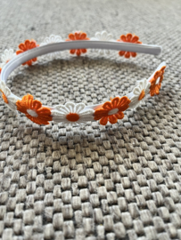 Diadeem met madeliefjes (Koningsdag