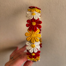 Diadeem met madeliefjes