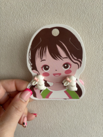 Haarelastiekjes Wit konijn