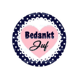 Spiegeltje Bedankt juf