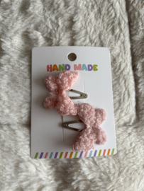 Haarspeldjes met zachte vlinder