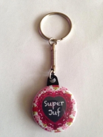 Sleutelhanger (super juf)