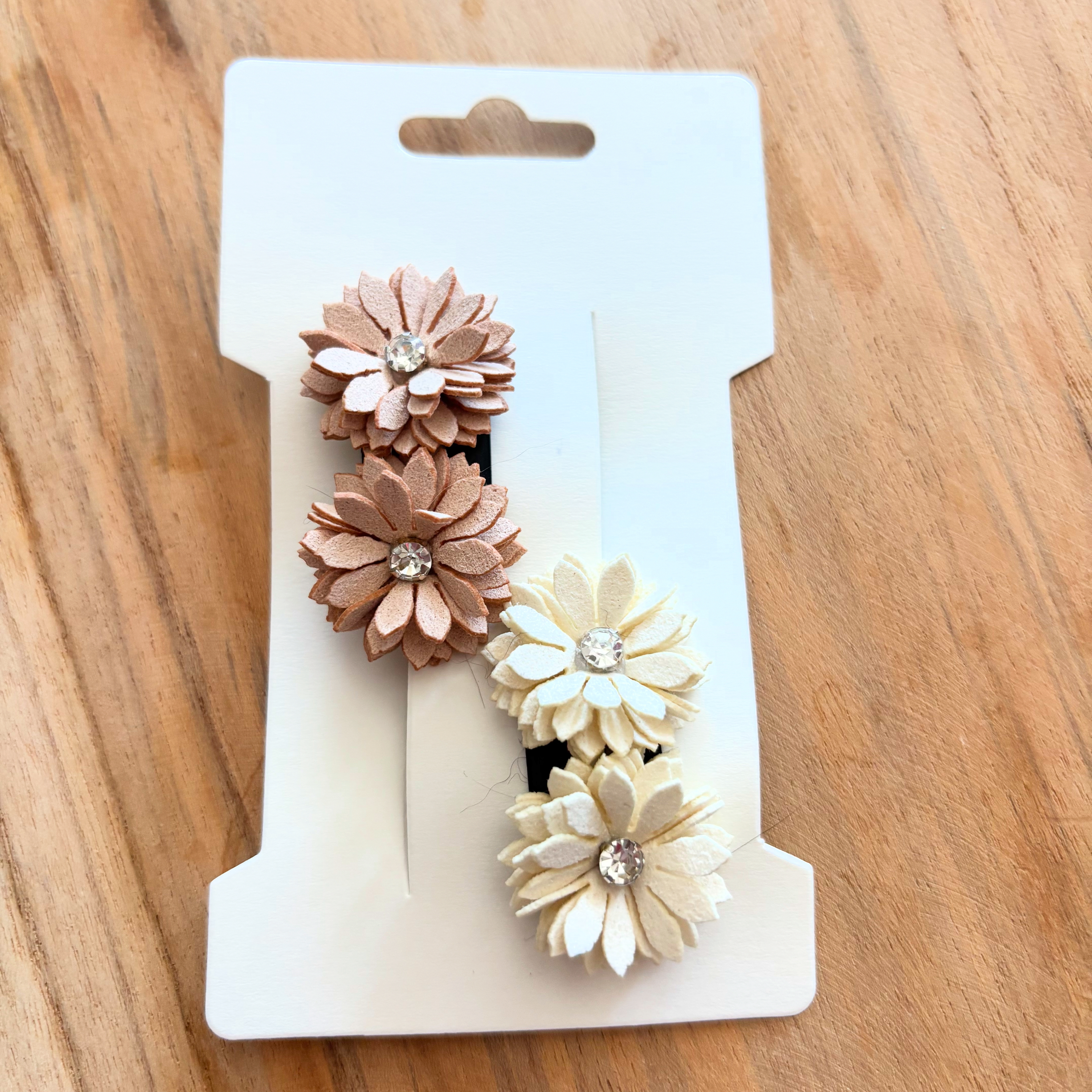 Antislip speldjes met bloem