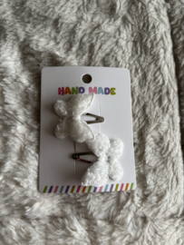 Haarspeldjes met zachte vlinder