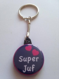 Sleutelhanger super juf..