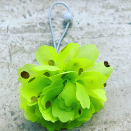 Neon gele bloem
