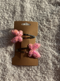 Haarspeldjes met vlinder