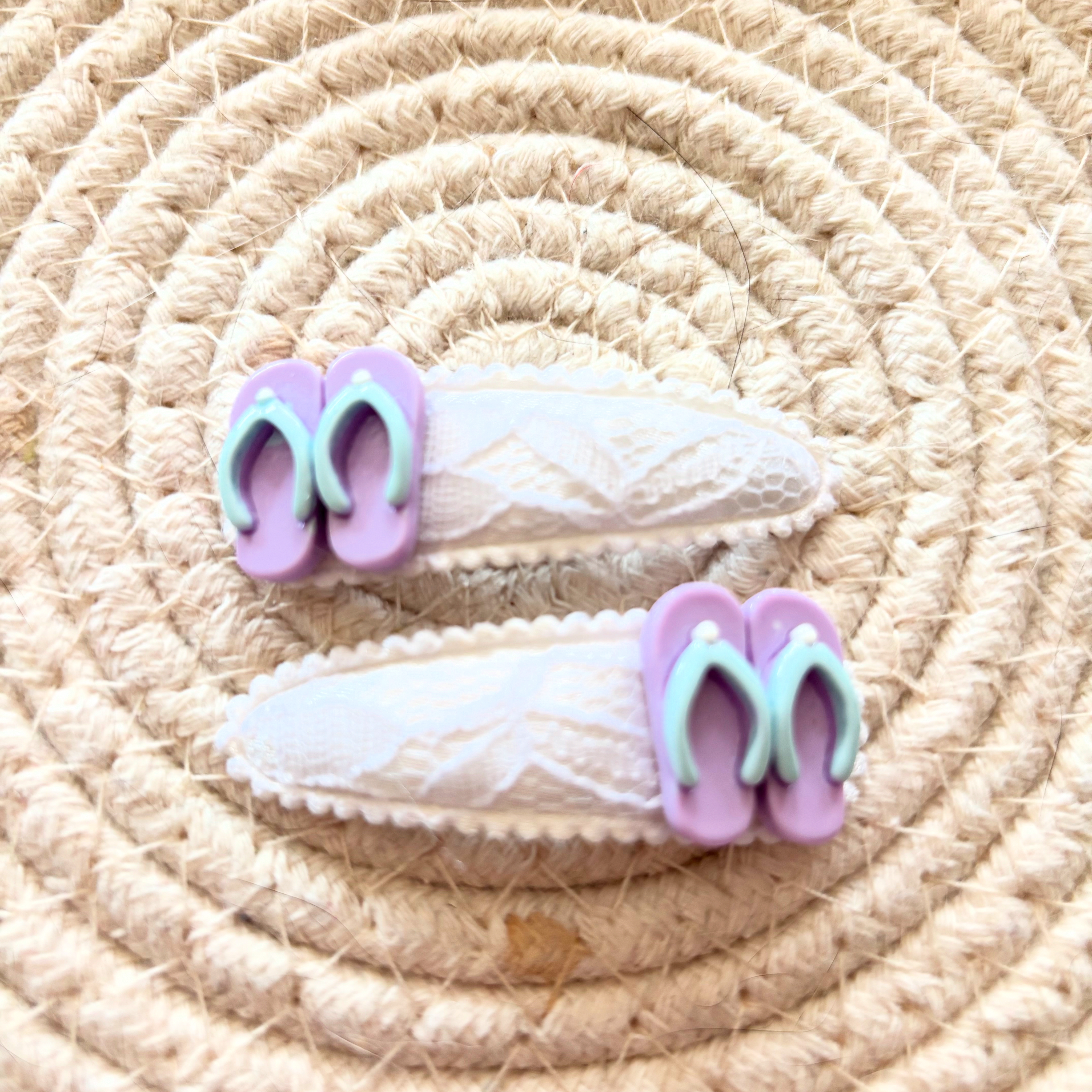 Haarspeldjes met slippers