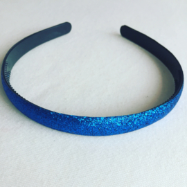 Glitter diadeem Royal blue