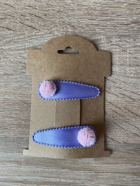Haarspeldjes met pom pom