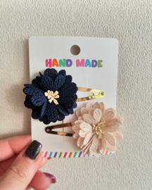 Haarspeldjes met bloemetjes