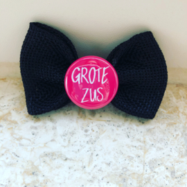 Zwart haarstrikje Grote Zus