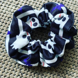 Scrunchie met spookjes en vleermuizen