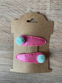 Haarspeldjes met pom pom
