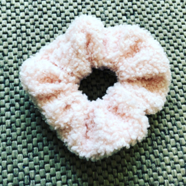 Scrunchie Licht roze teddy