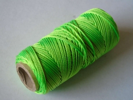 Uitzetdraad polyerster gevlochten 50 meter fluor 1.0 mm. groen