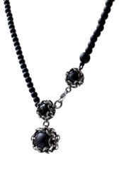 Ketting/Collier - 3 Elementen Onyx