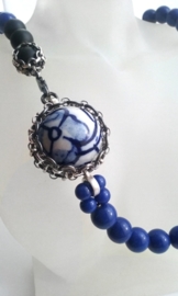 Ketting/Collier - Blauw Geluk