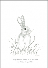 Feather Wenskaart: Rabbit