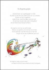 Wenskaart ´ De Regenboogrijder ´