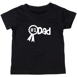 Kinder T-shirt: Nummer 1 dad