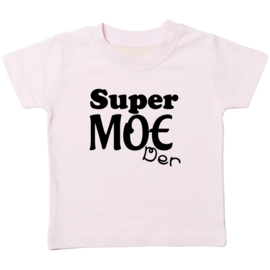 Kinder T-shirt: Super moeder