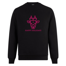 Foute kerst sweater: Happy holidays (hert)