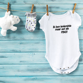 Baby romper: Ik ben inieminie maar eet als pino