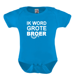 Baby romper: Ik word grote broer (gezichtje)