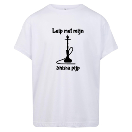 Volwassen T-shirt: Leip met mijn Shisha pijp
