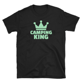 Volwassen T-shirt: Camping King 1