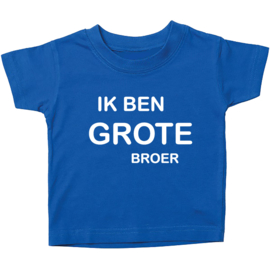 Kinder T-shirt: Ik ben grote broer