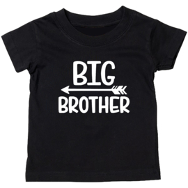 Kinder T-shirt: Big brother met pijl