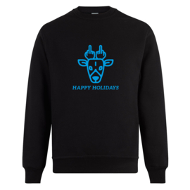 Foute kerst sweater: Happy holidays (hert)