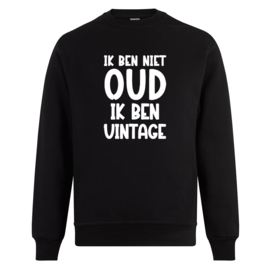 Volwassen sweater: Ik ben niet oud, ik ben vintage