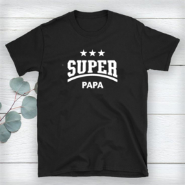 Volwassen T-shirt: Super papa