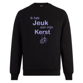 Foute kerst sweater: Ik heb jeuk aan mijn kerstballen