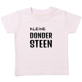 Kinder T-shirt met de opdruk: Kleine dondersteen