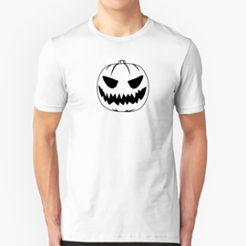 Volwassen T-shirt: Halloween pompoen