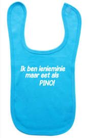 Baby slabbetje: Ik ben inieminie maar eet als pino