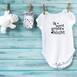 Baby romper: Ik word grote nicht