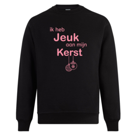 Foute kerst sweater: Ik heb jeuk aan mijn kerstballen